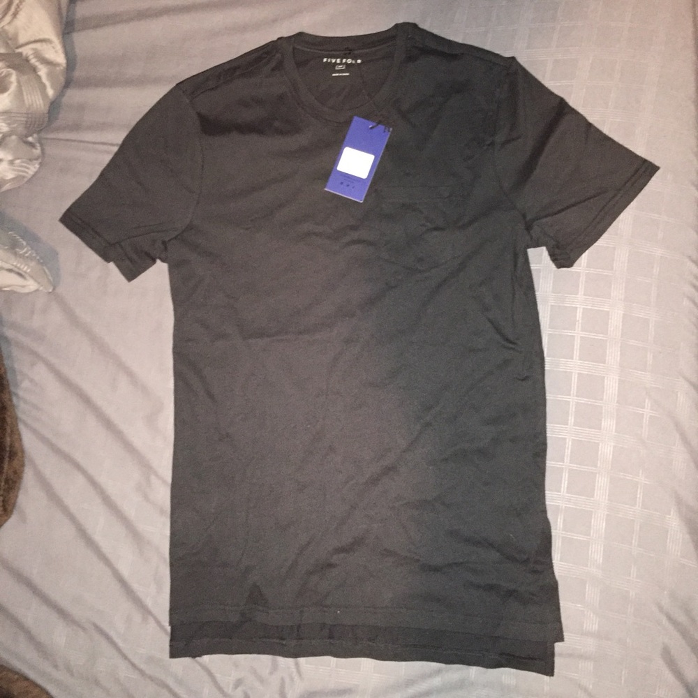 Black long t shirt from the Five Four Club