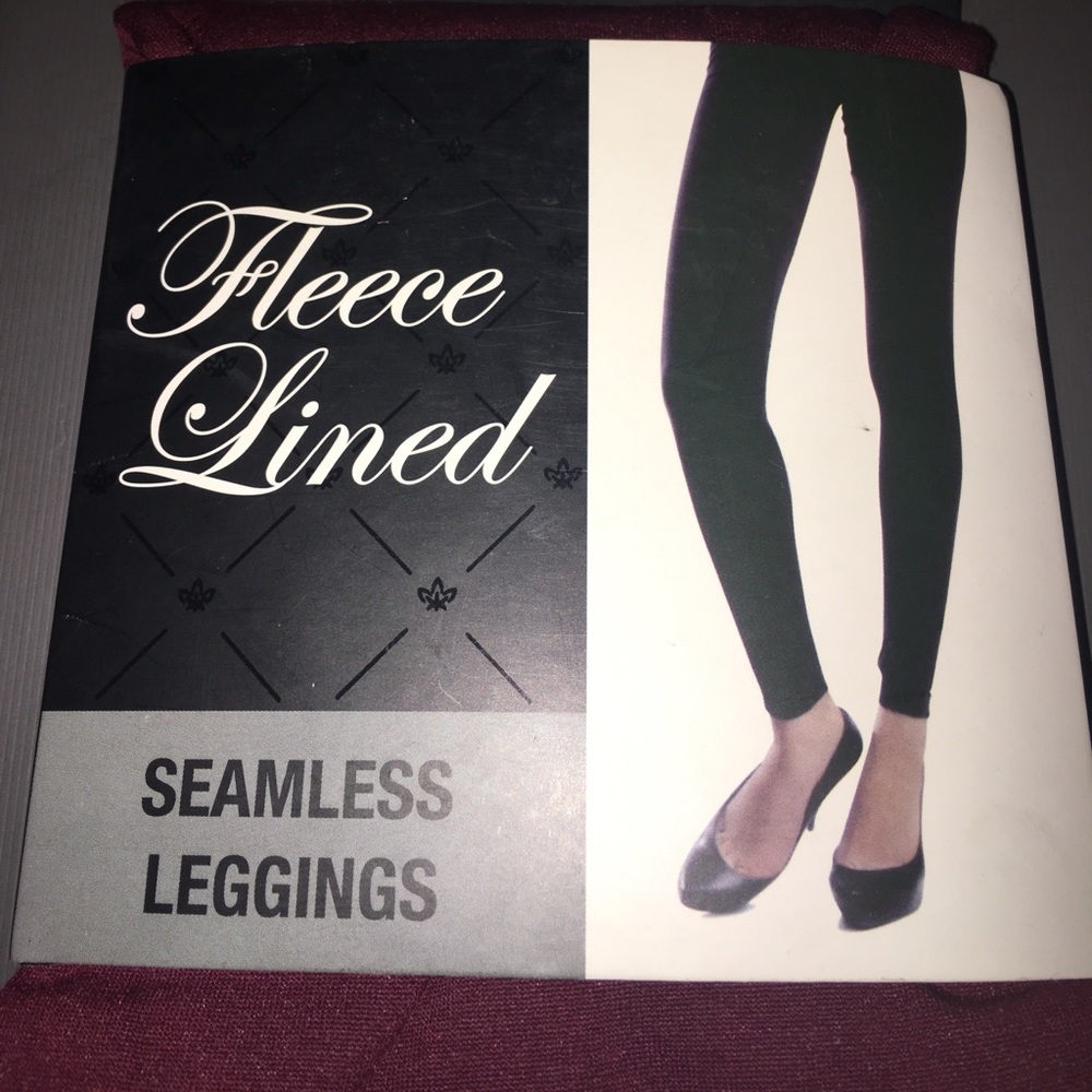 NWT fleece lined leggings in S/M - Picture 3 of 5