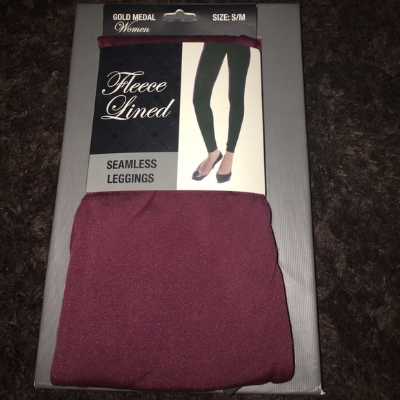 NWT fleece lined leggings in S/M - Picture 2 of 5