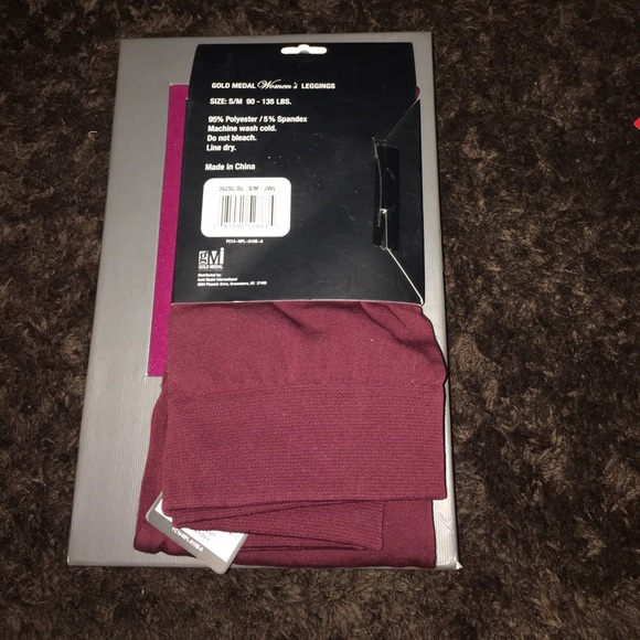 NWT fleece lined leggings in S/M - Picture 4 of 5