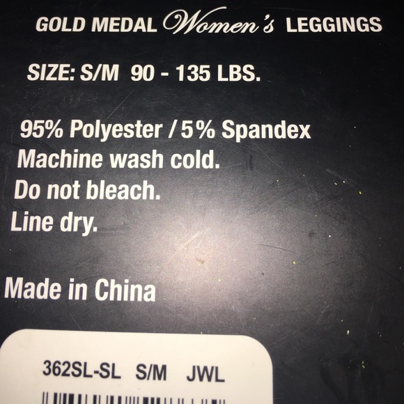 NWT fleece lined leggings in S/M - Picture 5 of 5
