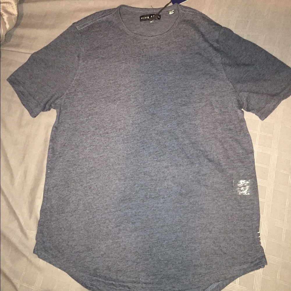 Blue thick t shirt