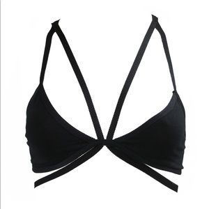 Black Strappy Bralette