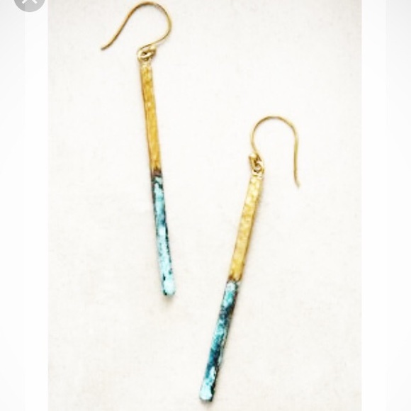 Anthropologie Jewelry - Anthropologie Linear Drop Earrings