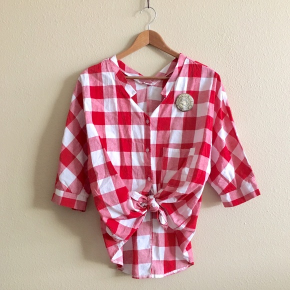 Urban Outfitters Tops - ’90s / Red Check Button Down
