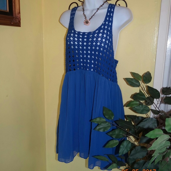 Audrey 3+1 Cobalt Blue Dress - Picture 2 of 6