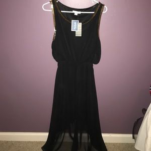Black High Low Dress