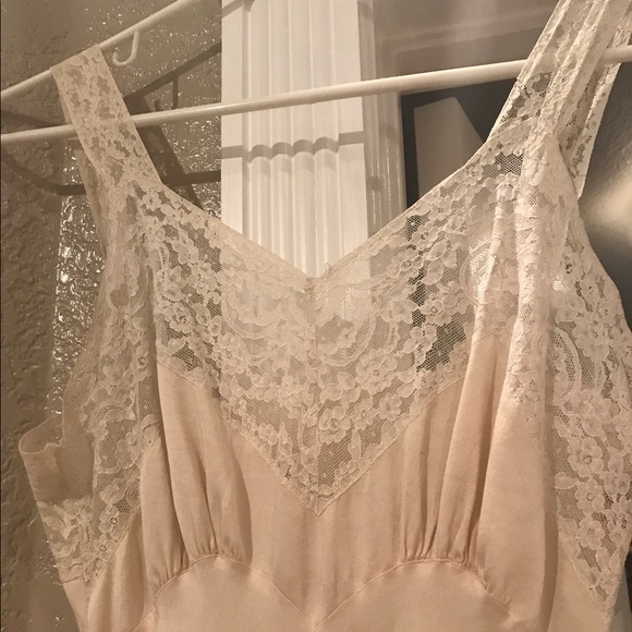 SOLD Vintage silk slip - Picture 1 of 4