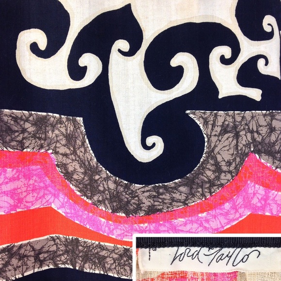 [SOLD]VINTAGE 70s WRAP SKIRT Tribal BOHO Psychedel - Picture 4 of 4