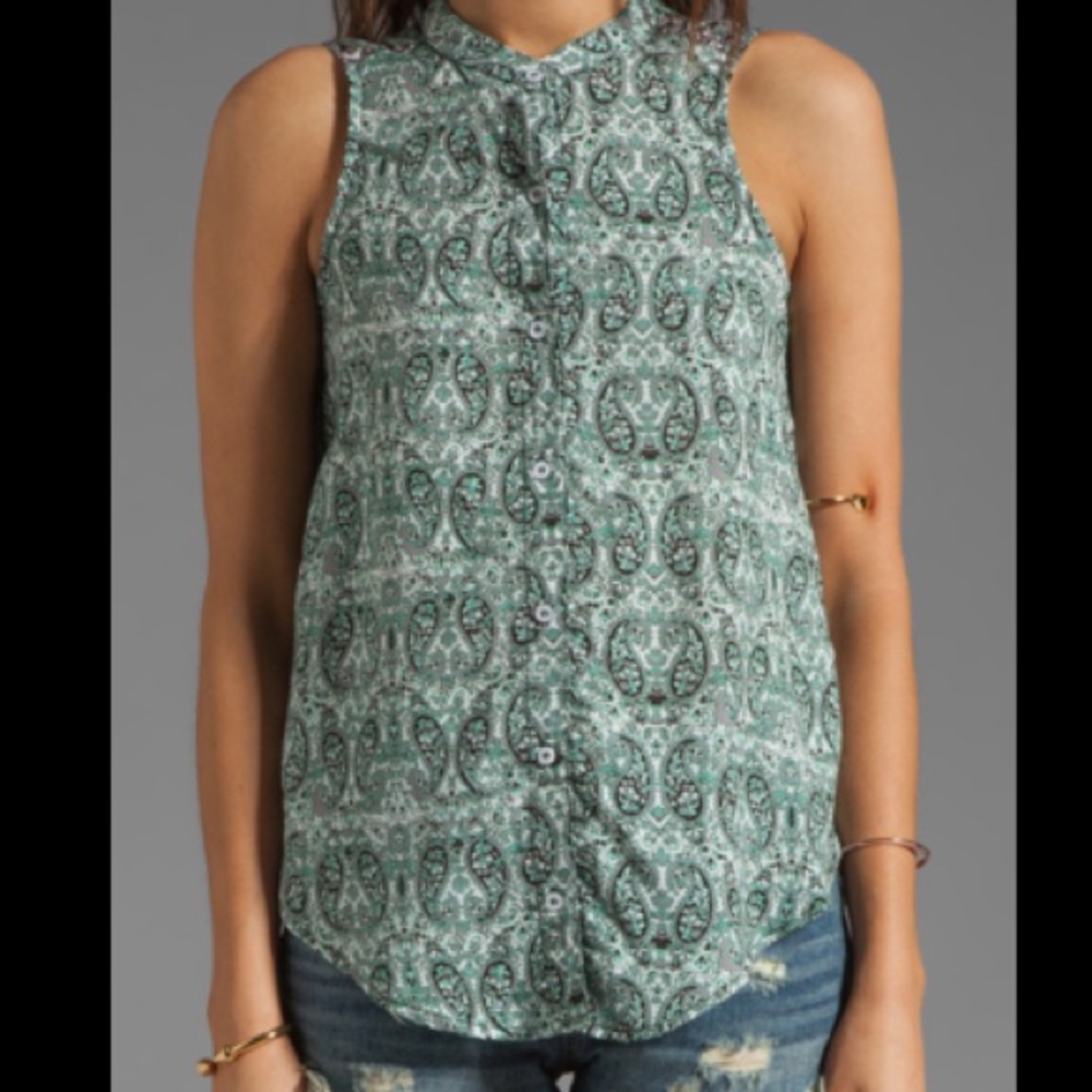 💸$5$10$15$20 SALE💸Paisley Ella Moss Tank
