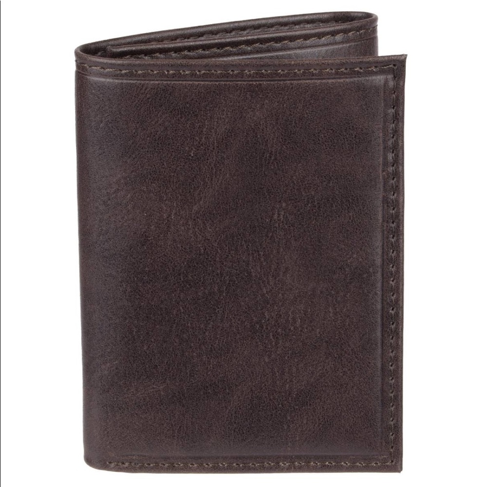 Genuine leather wallet in brown
