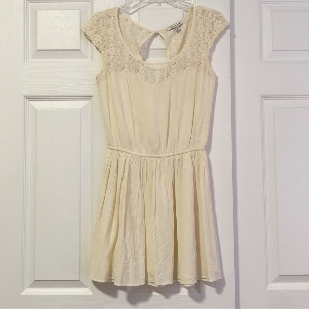 American Eagle cream dress