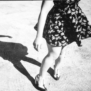 80s/90s Inspired Floral Backless Skater Minidress