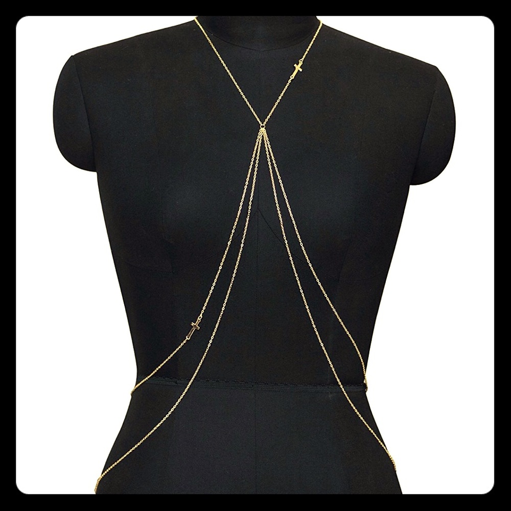 Crossover Double Layered Body Chain