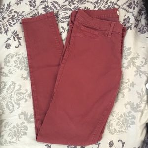 Burgundy color Pants