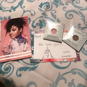 Two eyeshadow colourpop , bouquet and bel air