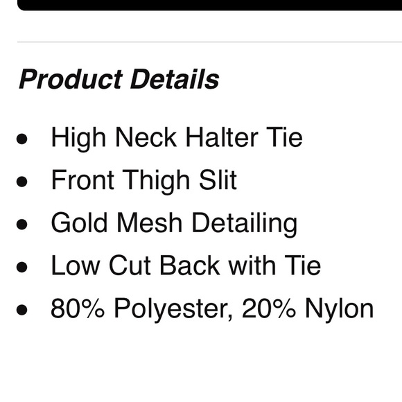 LAST 1️⃣ Gold COACHELLA See Through Halter Dress - Picture 6 of 8