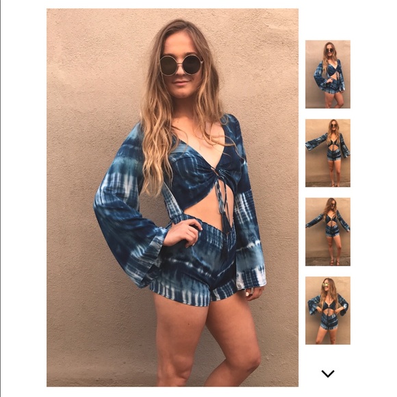 🌴1 left!🌴Bali Sunrise Romper - Picture 2 of 6