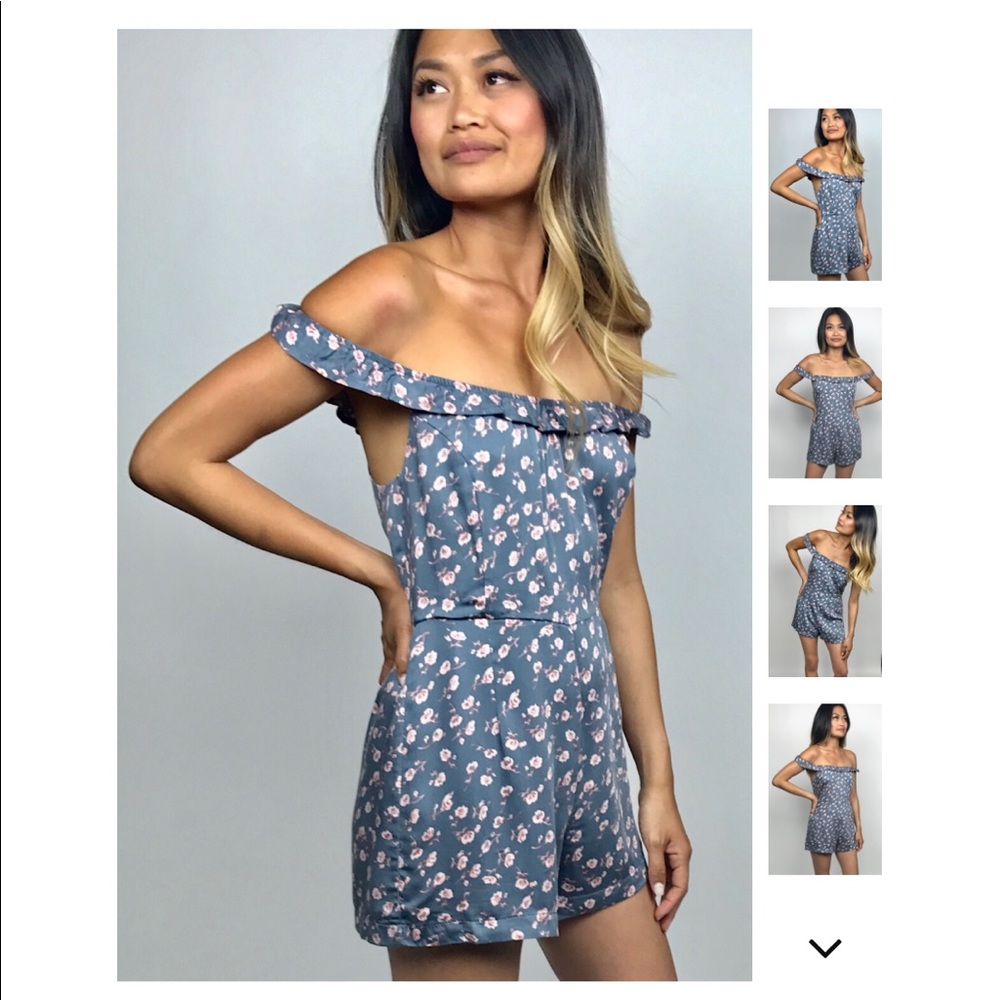 Floral Romper - Picture 2 of 6