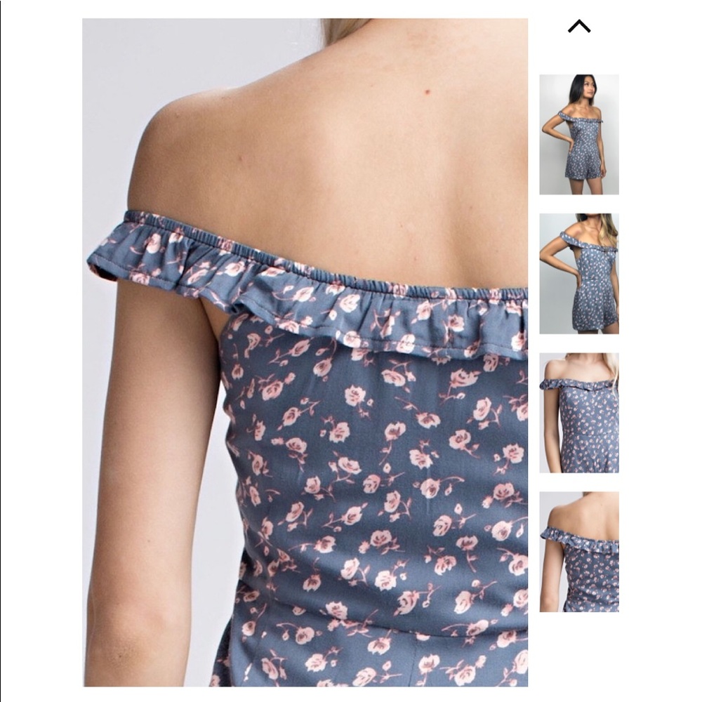 Floral Romper - Picture 4 of 6