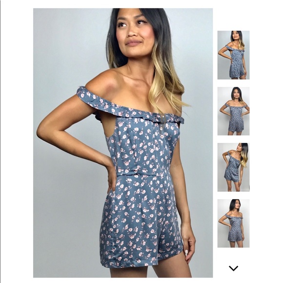 Floral Romper - Picture 2 of 6