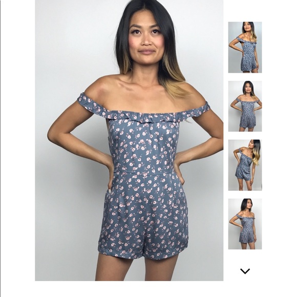 Floral Romper - Picture 3 of 6