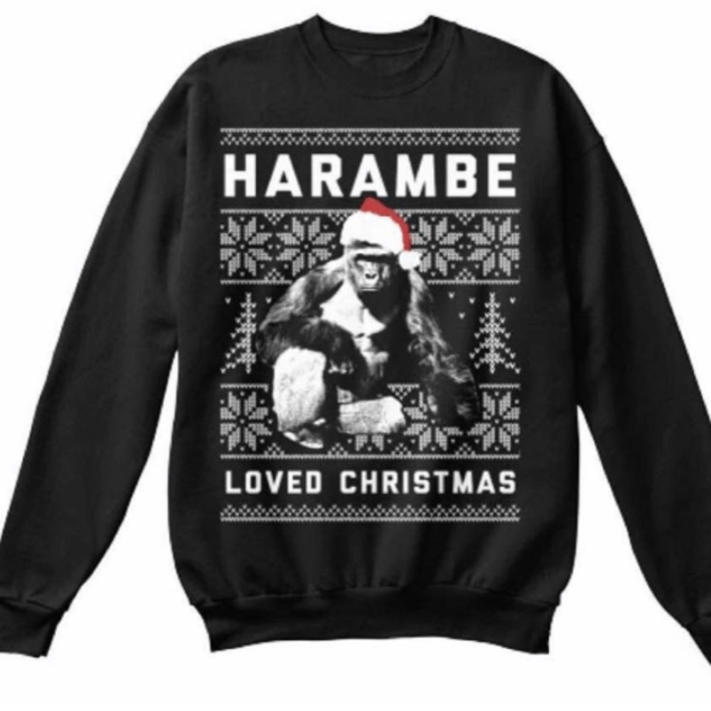 Harambe Loved Christmas Sweater