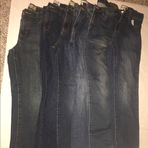 6 pairs jeans lot size 12