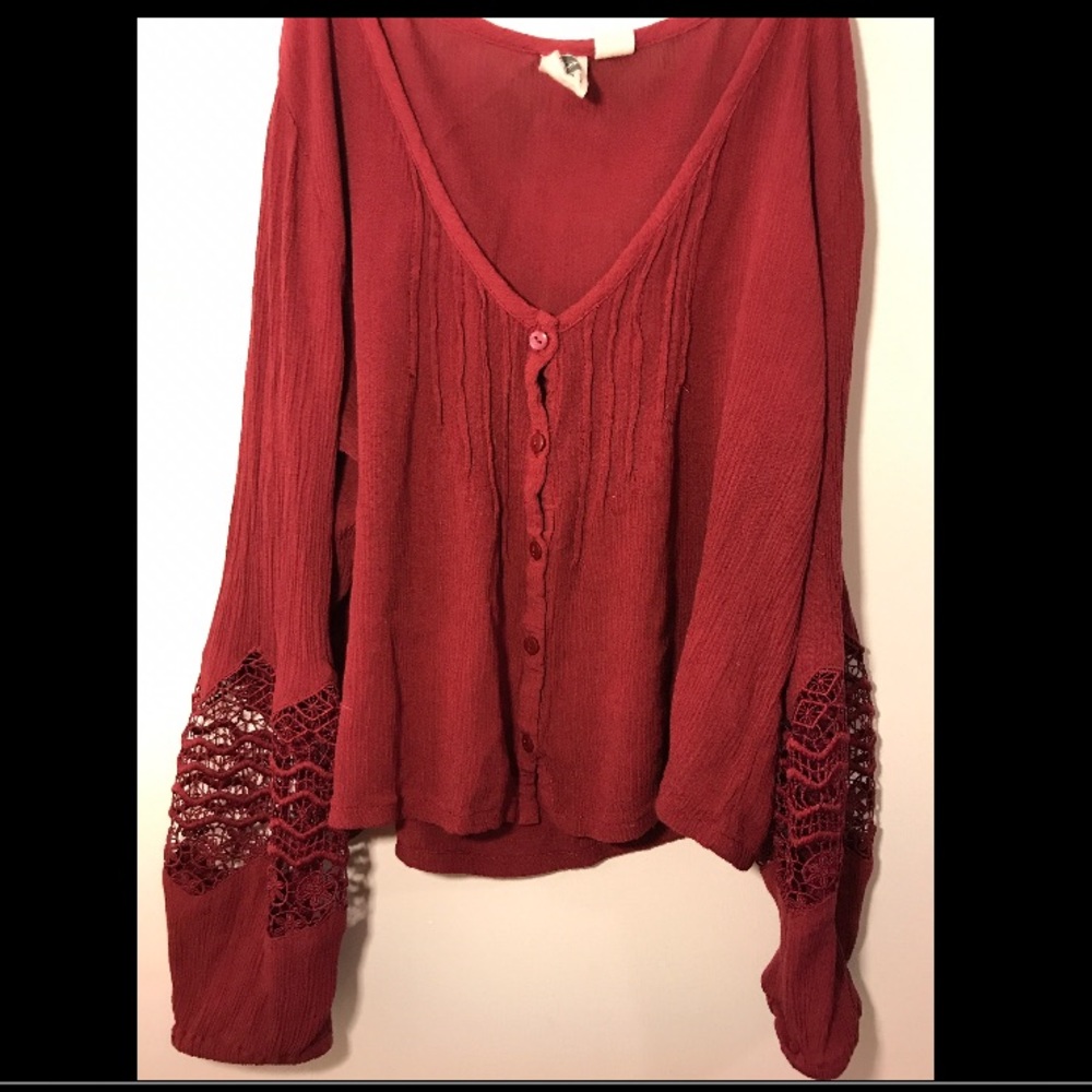 Flowy button down blouse