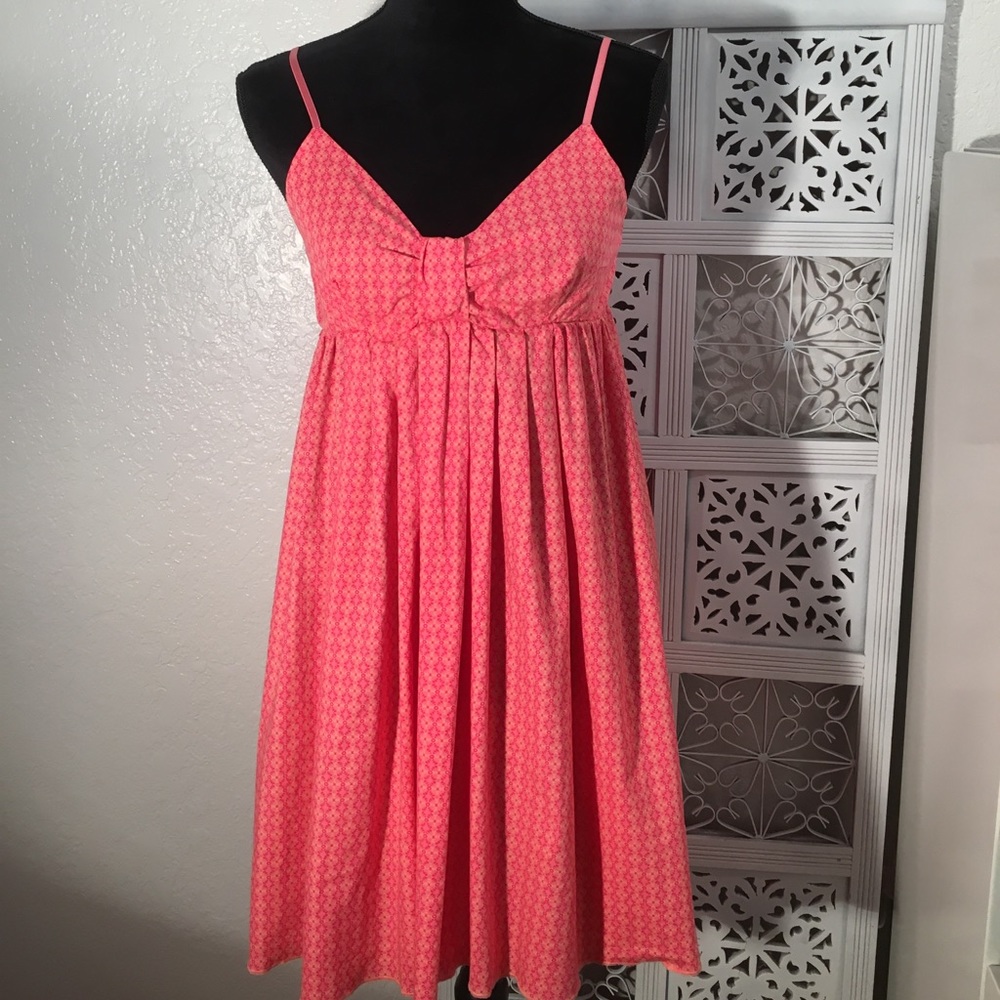 L.e.i  Pink and Coral Sundress w/Adjustable Straps