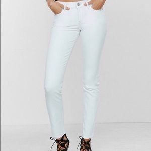 Express cropped low-rise skinny jeans