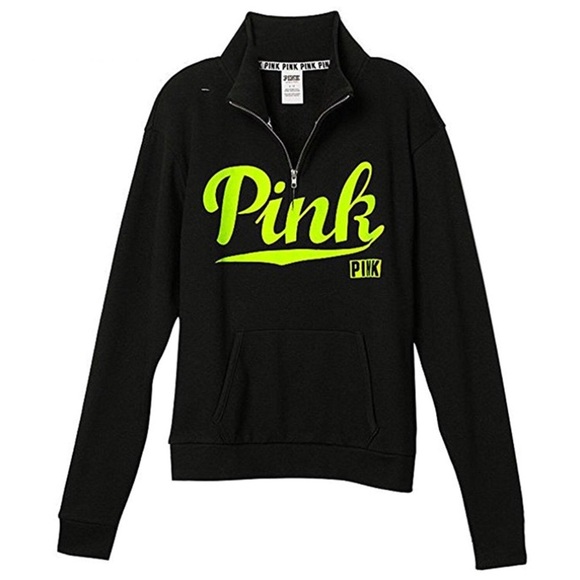 Victoria secret Love Pink Half Zip Throw-over - Picture 2 of 3