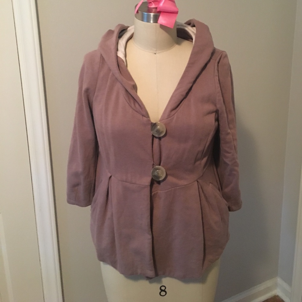 Anthropologie knit hoodie