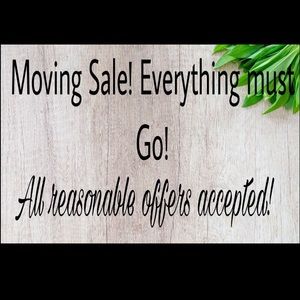 Moving!!! Reasonable offers will be accepted!