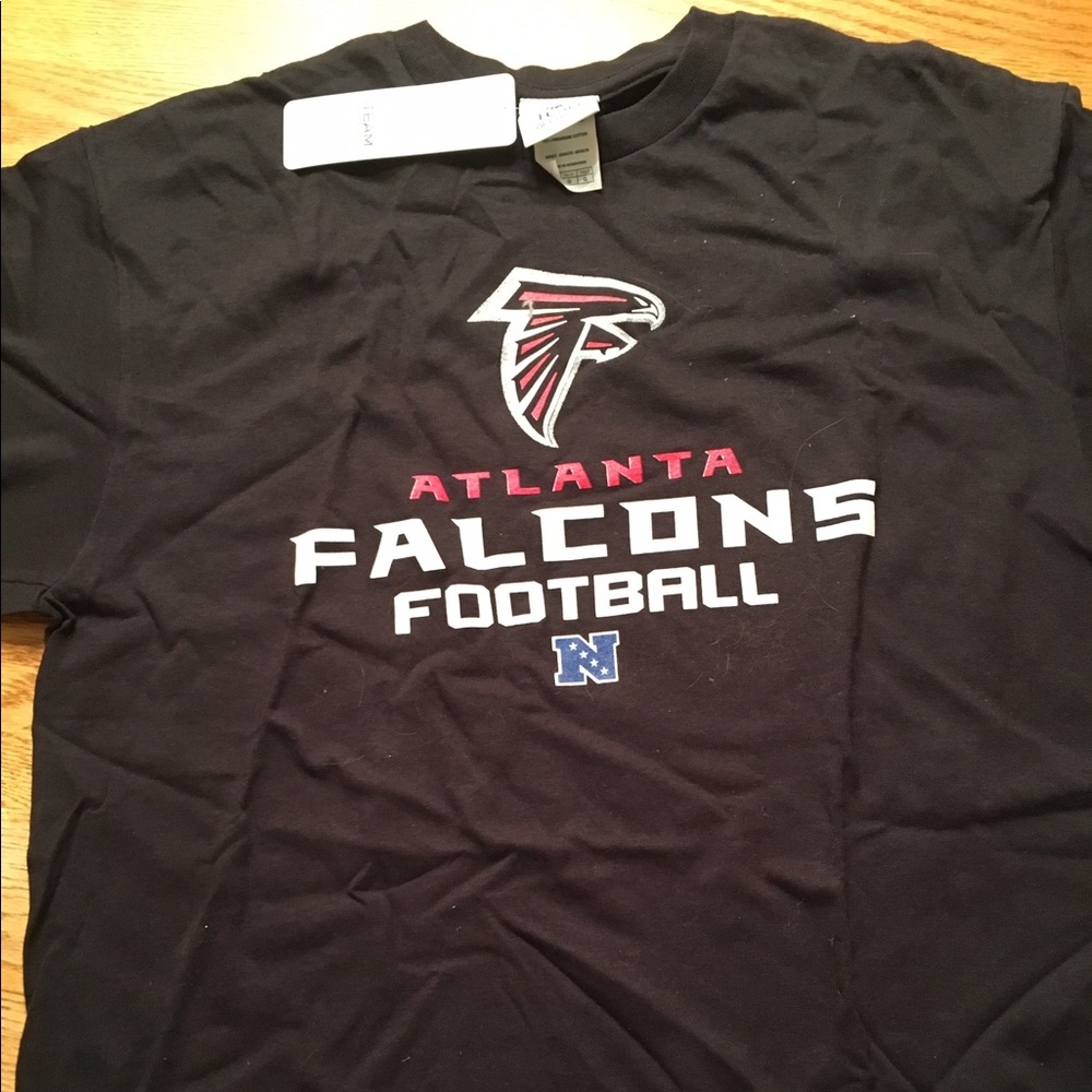 Nwt men's black atlanta falcon tee large