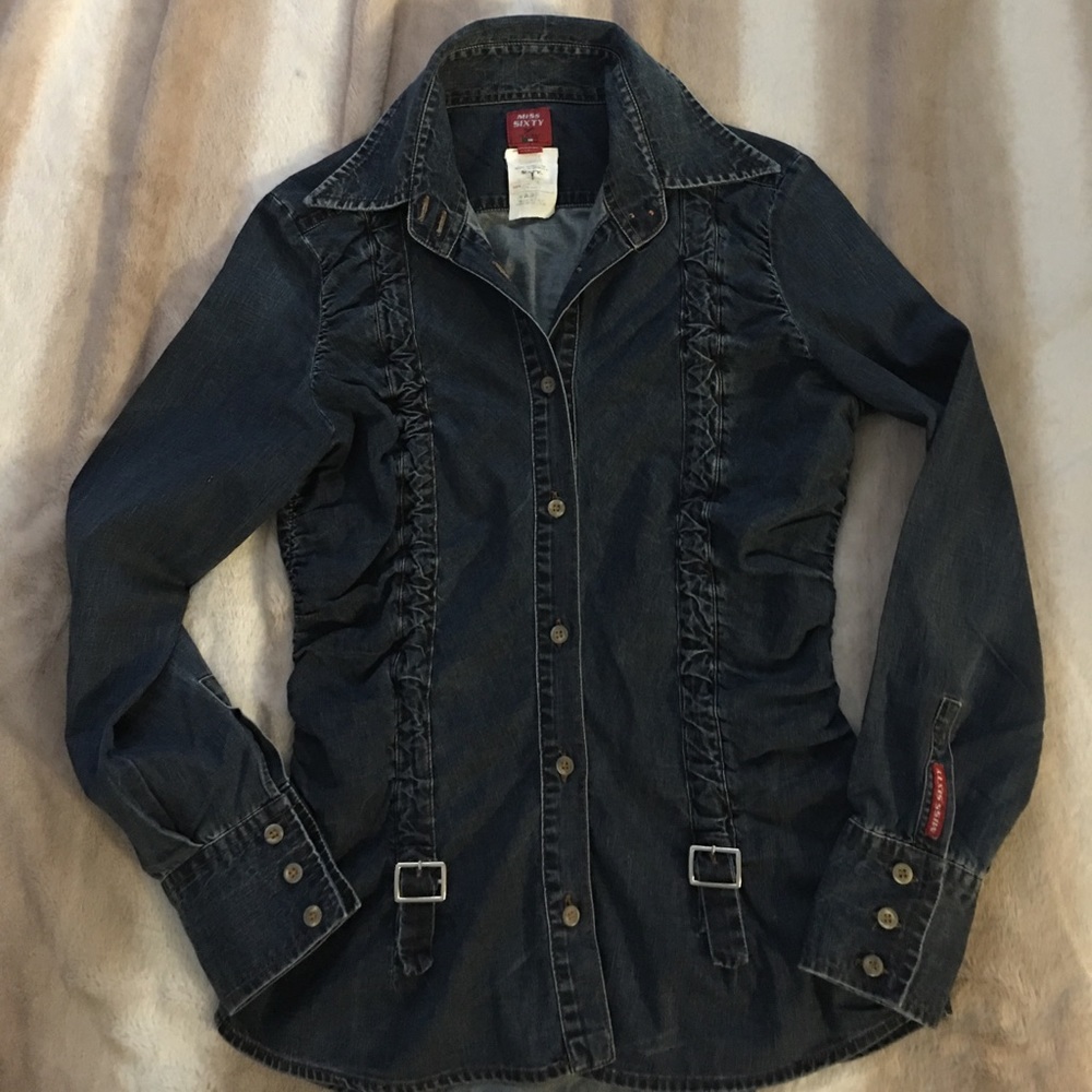 Vintage Miss Sixty denim button down