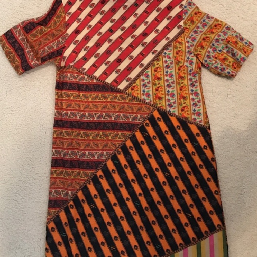 Anthropologie Dress Large Multi-colored and lined