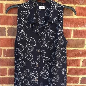 Cabi Wish Top -Never worn- Dandelion Print- MEDIUM