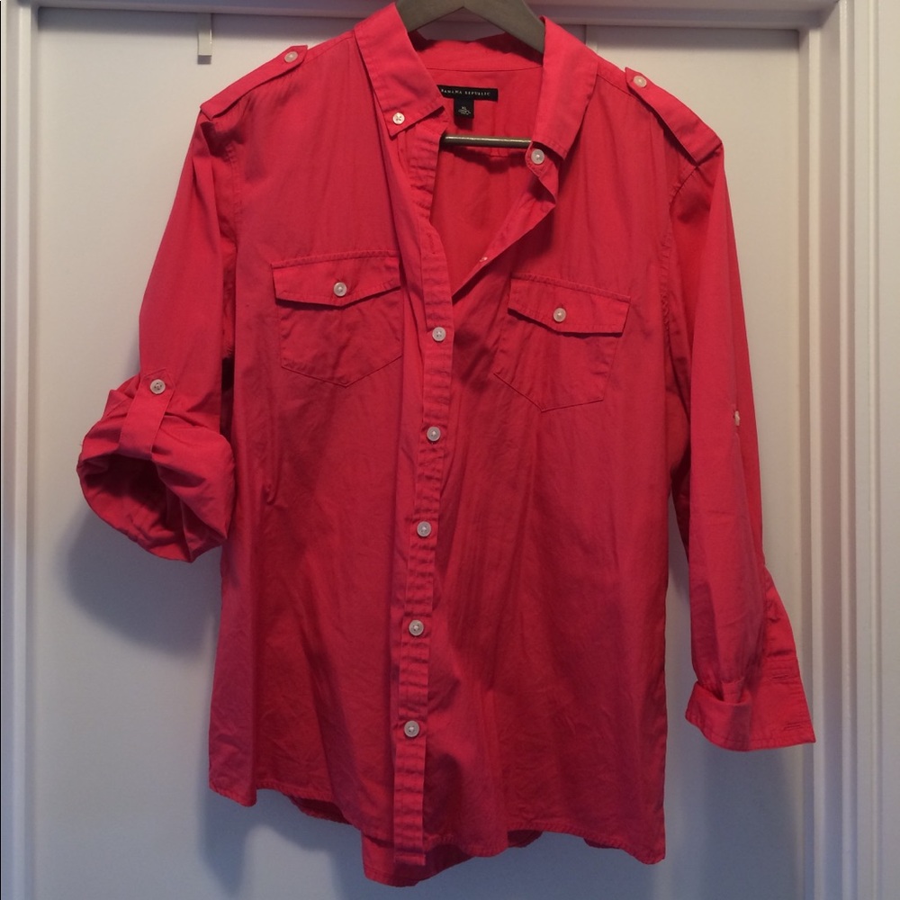 Pink Button Down Shirt