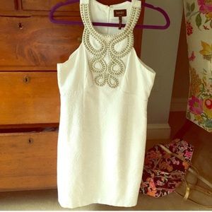 Laundry size 8 beautiful white dress