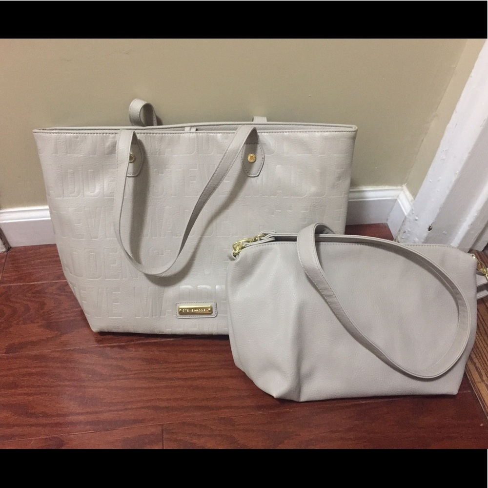 STEVE MADDEN TOTE WITH CROSSBODY BAG