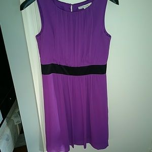 Max and cleo size 8 purple silk dress