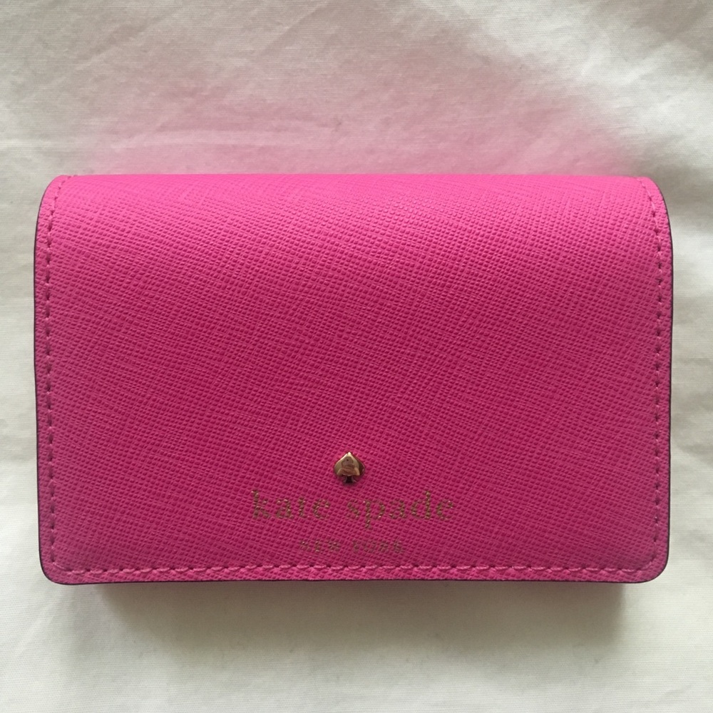NWT Kate Spade Vivid Snapdragon Pink Wallet - Picture 4 of 8
