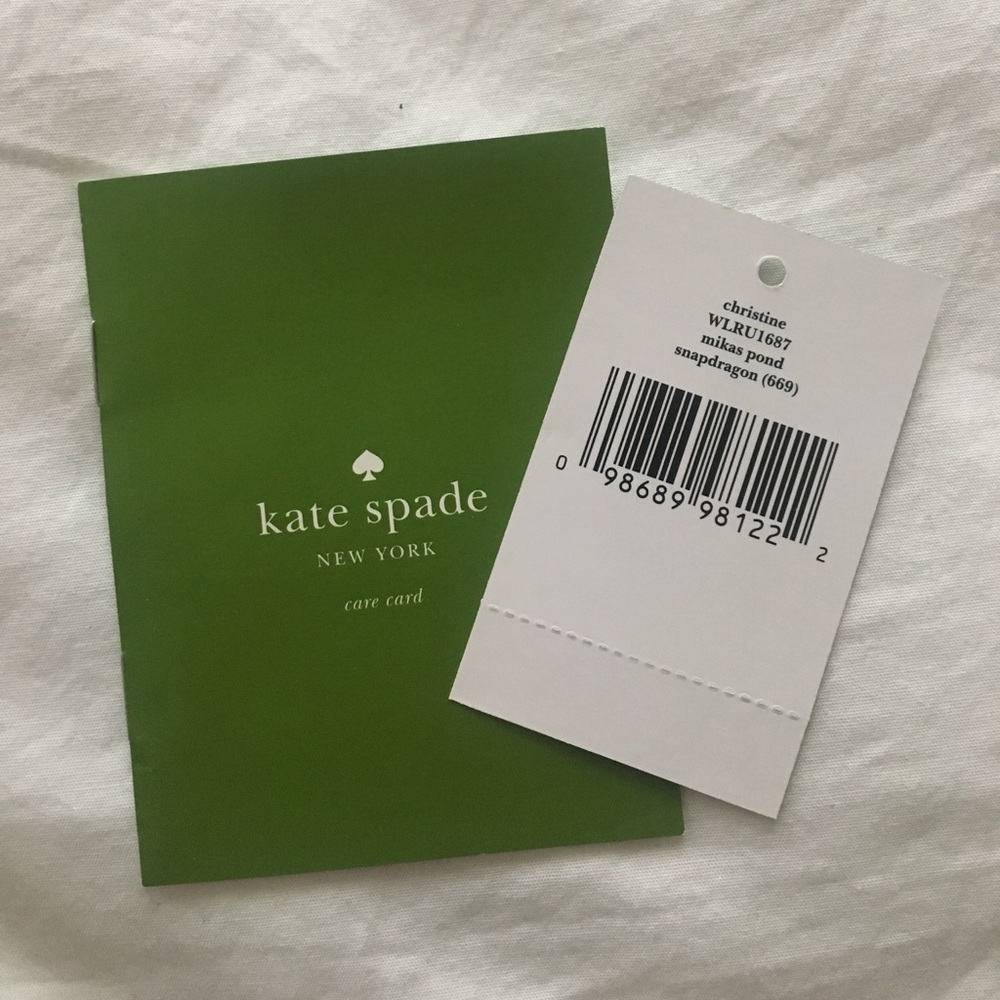 NWT Kate Spade Vivid Snapdragon Pink Wallet - Picture 8 of 8
