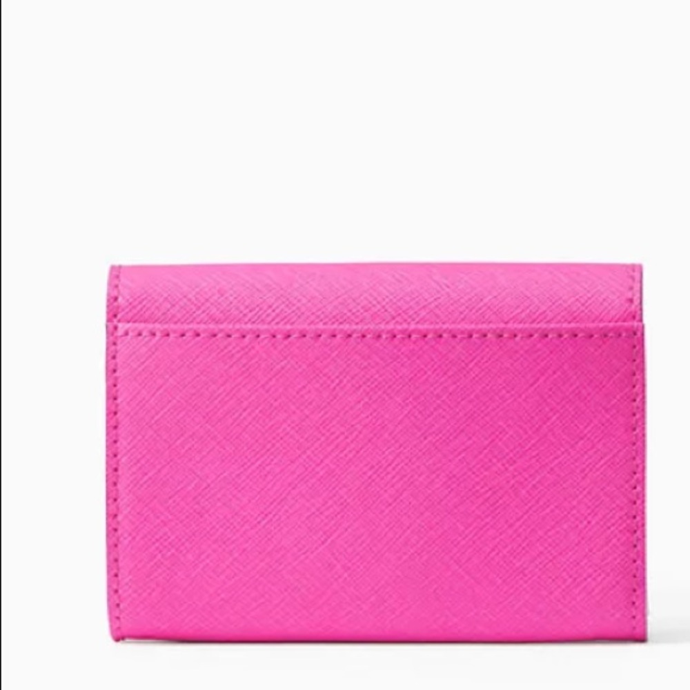 NWT Kate Spade Vivid Snapdragon Pink Wallet - Picture 3 of 8