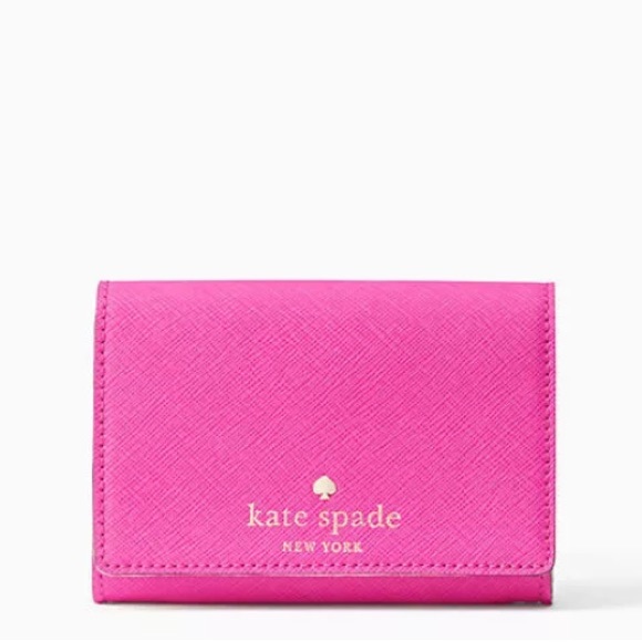 kate spade Handbags - NWT Kate Spade Vivid Snapdragon Pink Wallet