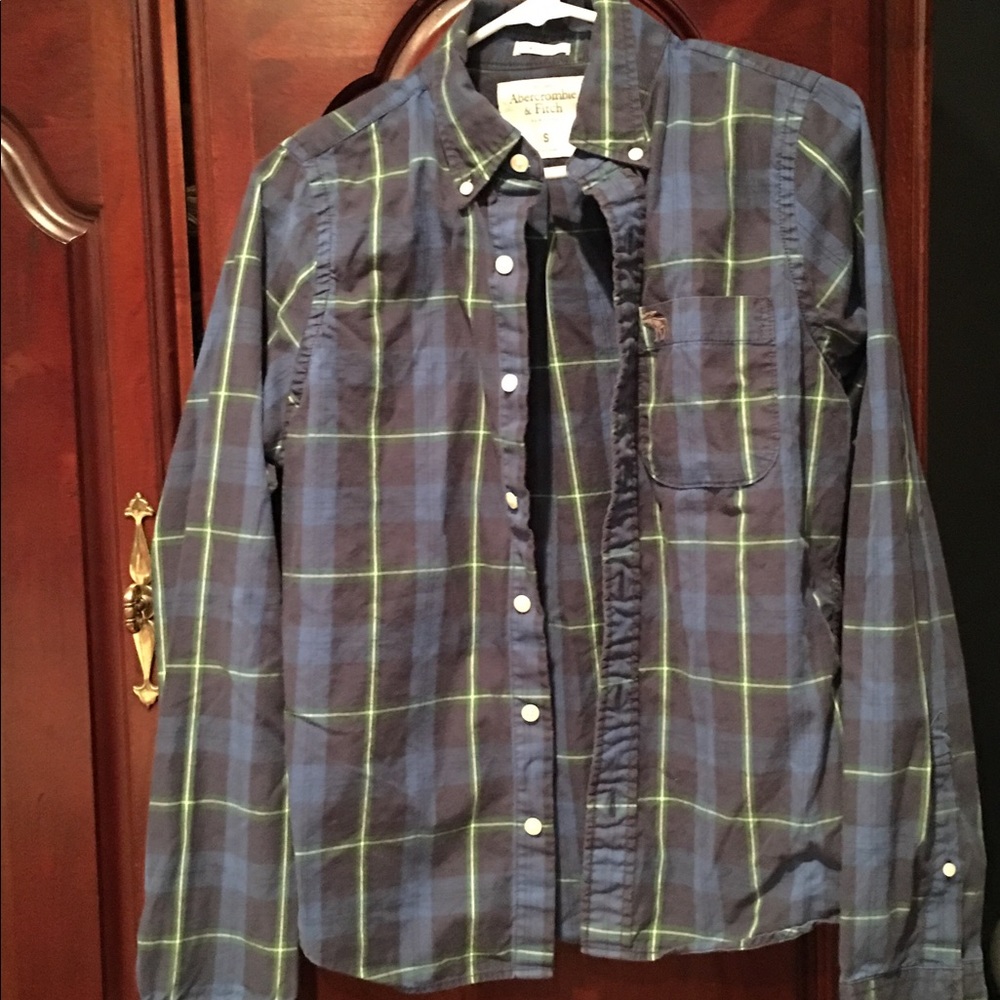 Boys Abercrombie button down shirt