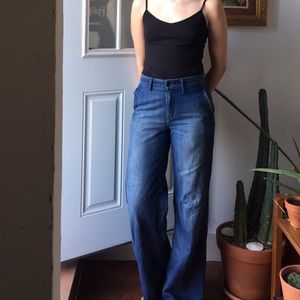 Madewell wide leg jeans