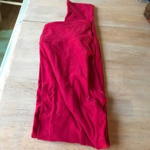 Lularoe worn twice. One size fuschia pink