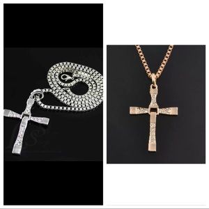 2 cross necklaces both included in 1 purchase